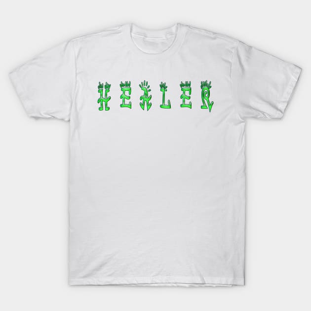 Healer Energy Design T-Shirt by Pikmi